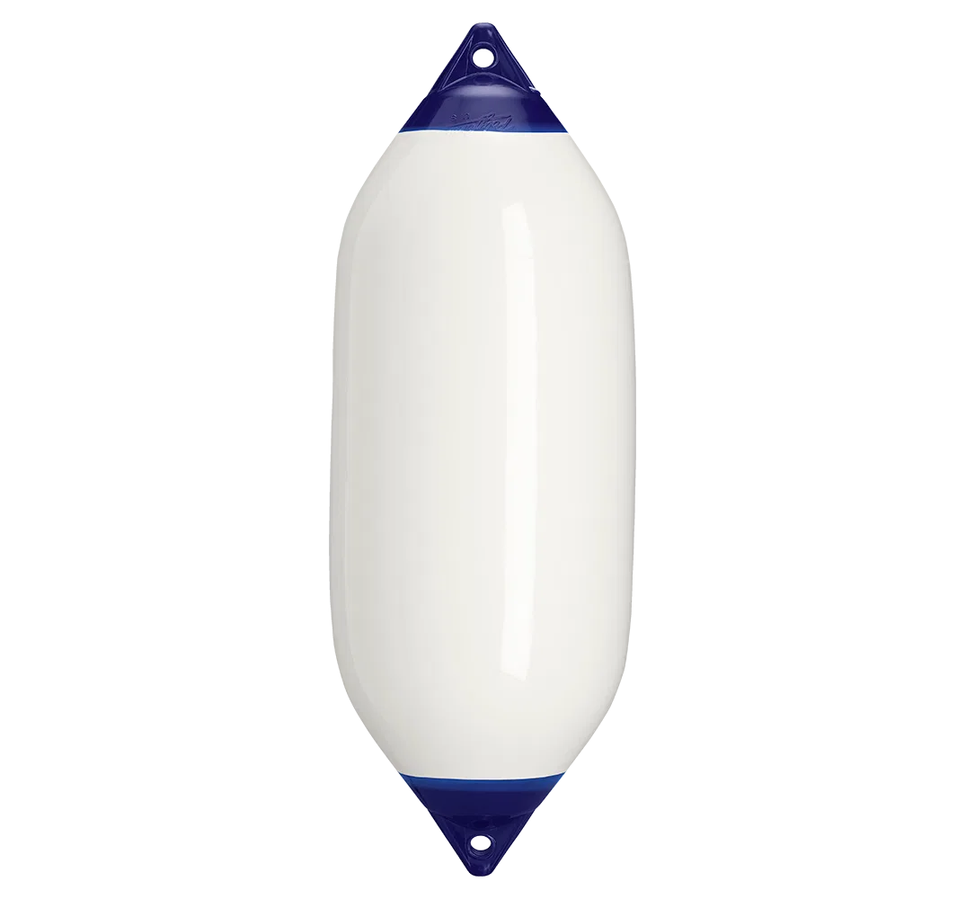 61-633-059 – POLYFORM Boat Fender, F-7 White Plain Cylinder 15 Inch Diameter x 41 Inch Length For 50 Feet To 60 Feet ...